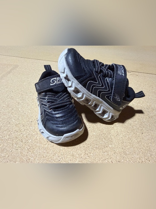 Skechers Other - Skechers light up Black Kids Sneakers with White Sole